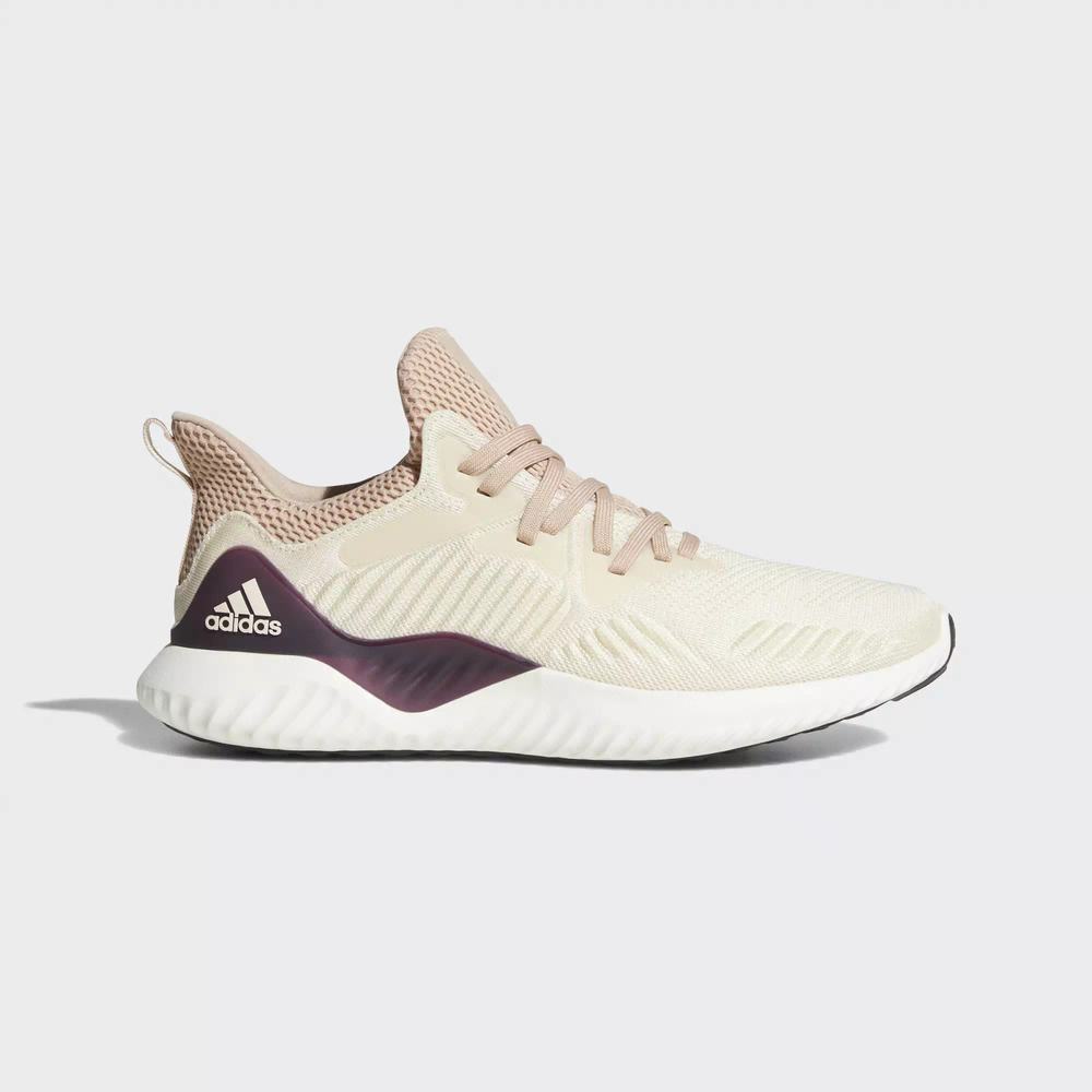 Adidas Alphabounce Beyond Tenis Para Correr Beige Para Mujer (MX-18369)